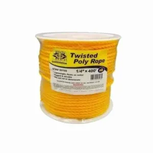 Willapa Marine 1/4"x400' Twisted Poly Rope