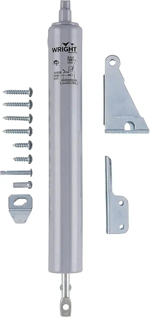 Wright Products V820 Pneumatic Closer, MEDIUM, Aluminum