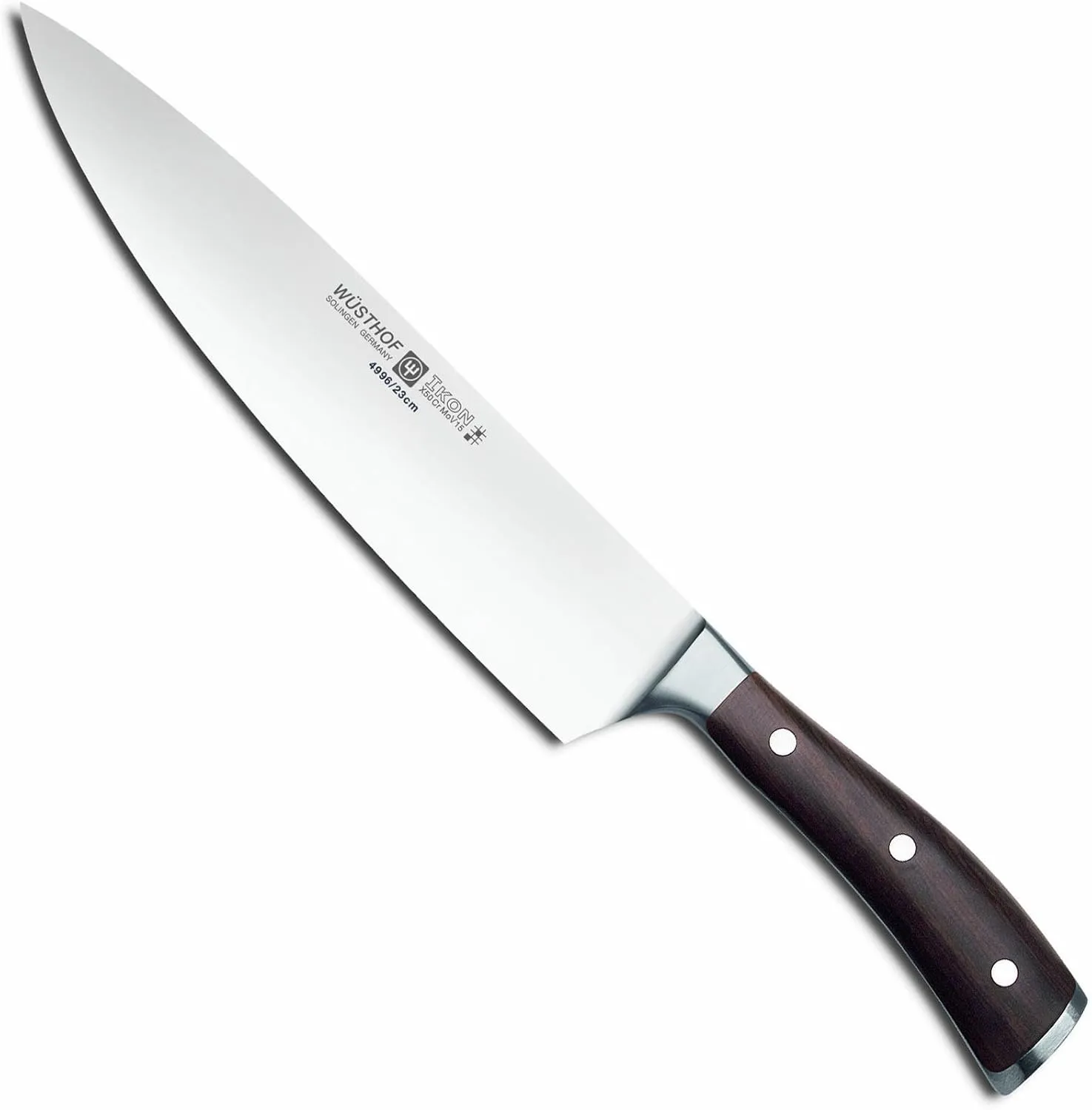 Wusthof IKON Cook's Knife, 9 Inch, Brown