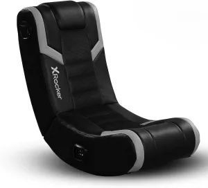 X Rocker Video Gaming Floor Rocker Chair, Built-in Audio Speakers, Foldable for Bedroom or Game Room, Gifts for Gamers, Boys Girls Teens 5-17