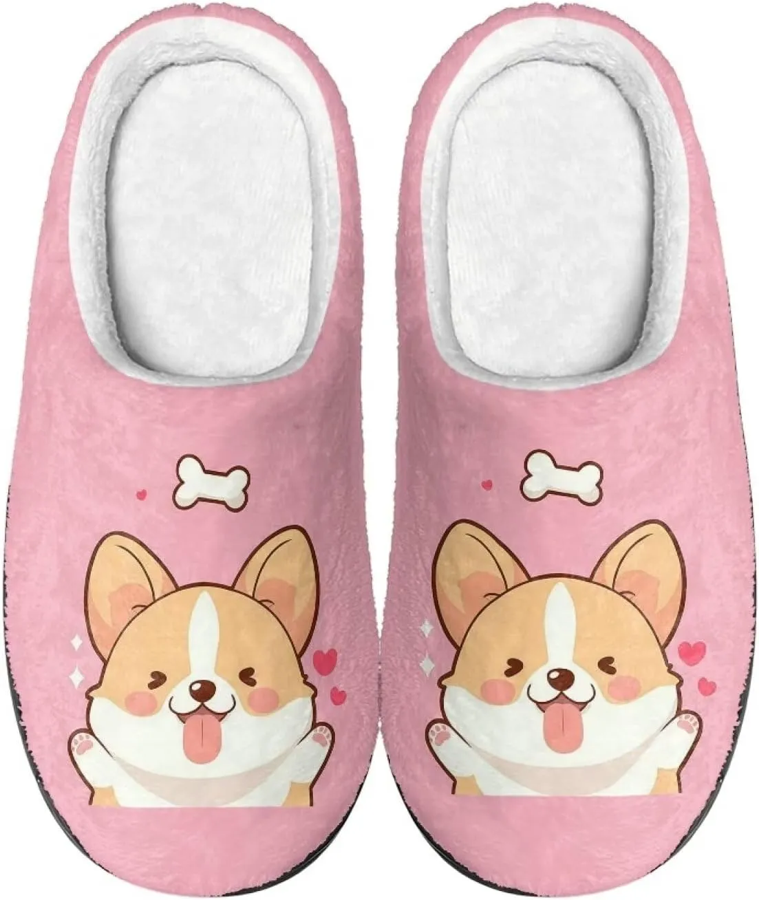 Xpyiqun House Shoes Soft Plush Fuzzy Warm Slippers Winter Home Slippers for Men Women Size 4-12