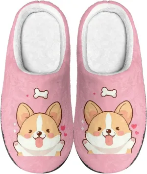 Xpyiqun House Shoes Soft Plush Fuzzy Warm Slippers Winter Home Slippers for Men Women Size 4-12