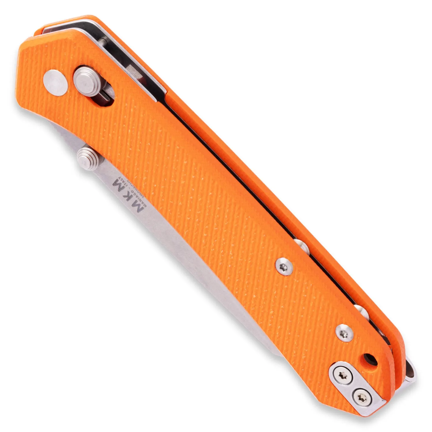 Yipper Pocket Knife - Orange G10 - MagnaCut