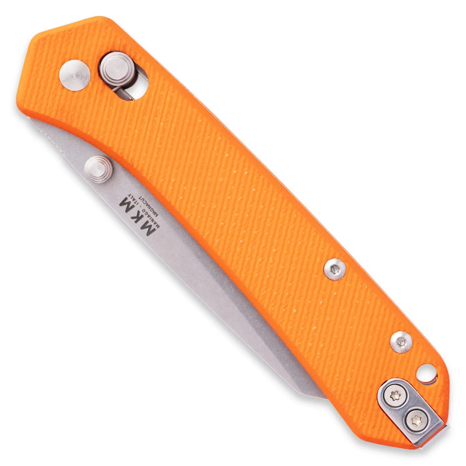 Yipper Pocket Knife - Orange G10 - MagnaCut