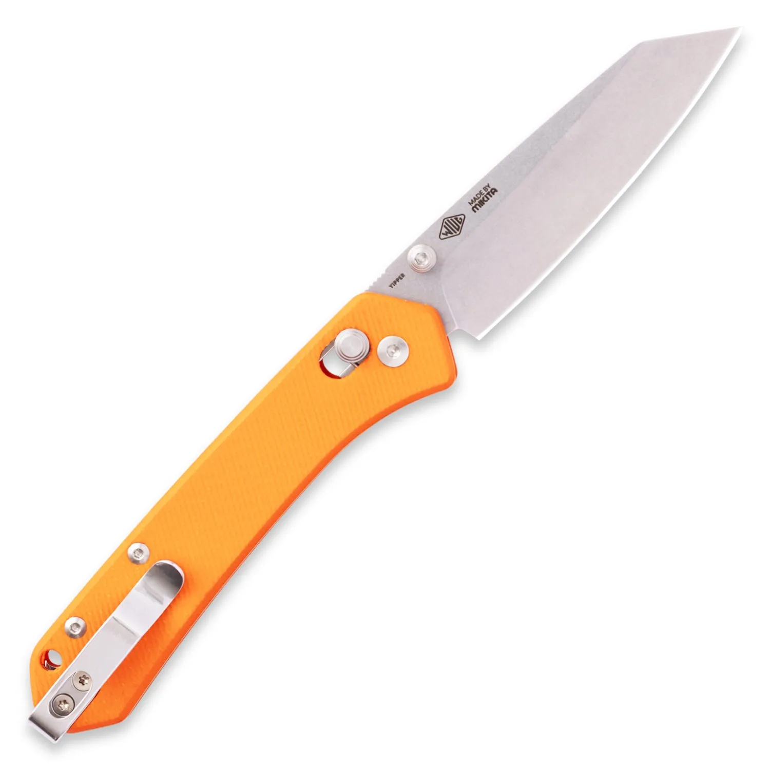 Yipper Pocket Knife - Orange G10 - MagnaCut