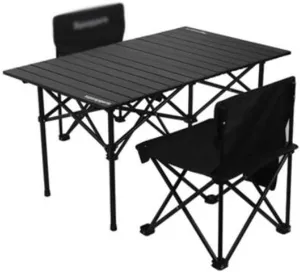 YYDS Outdoor Folding Portable Picnic Camping Table Set Roll Up Table Top with Carrying Bag Aluminum Beach Table Camp Tables
