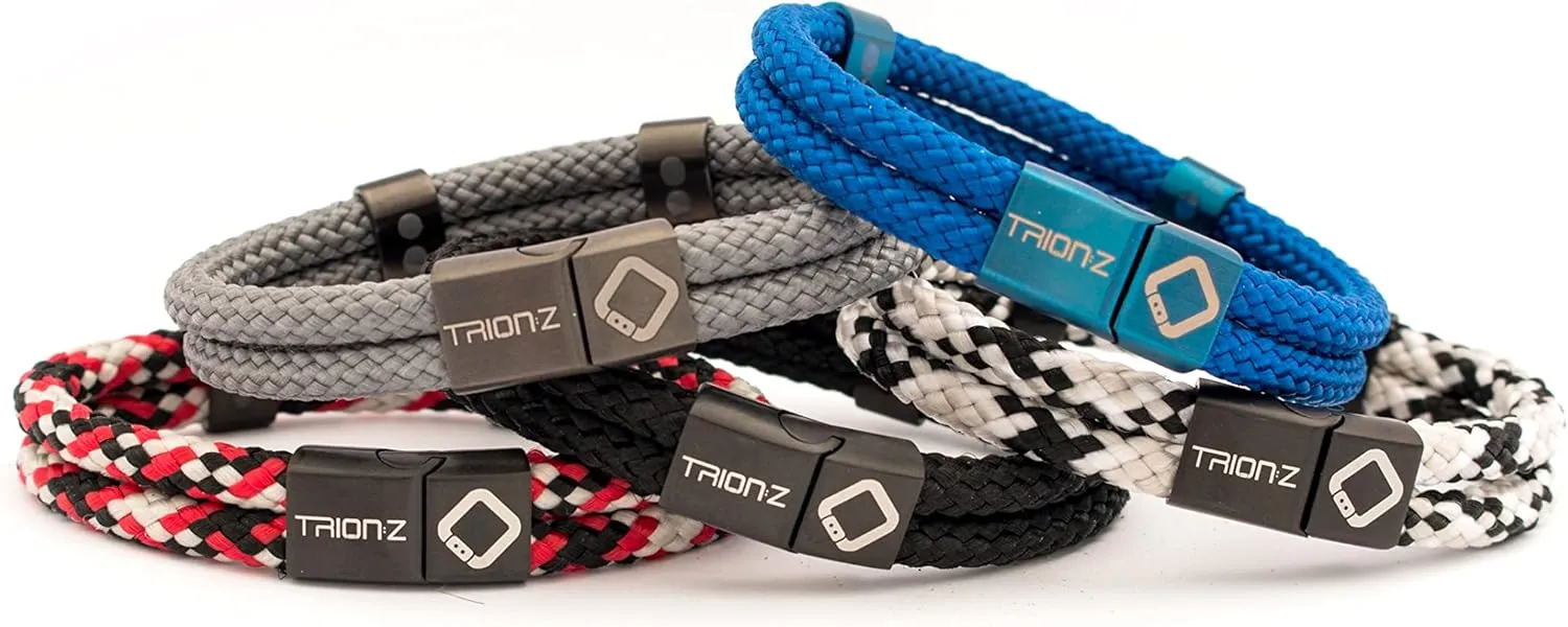Zen Loop Duo Magnetic Field Therapy Wristband for Women & Men Featuring Patented ANSPO Technology (Indigo Blue, Large)