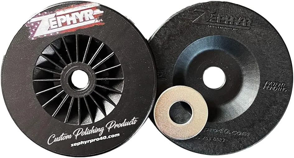 Zephyr Custom POLISHING Products SFPR58-4 Airway Buff Safety Flange Kit