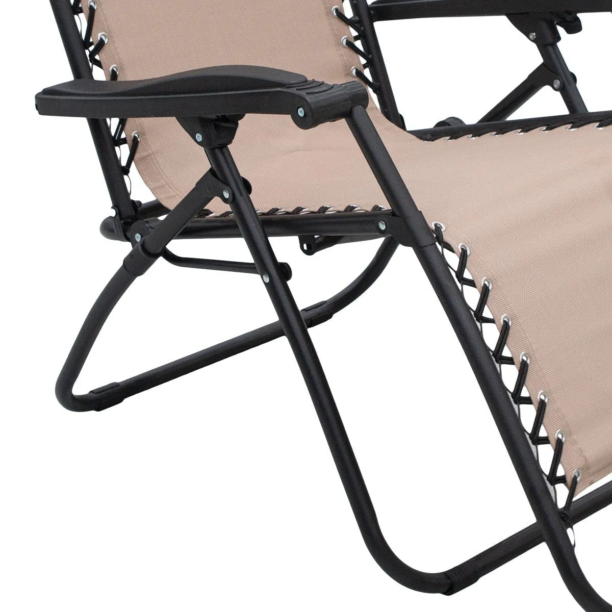 Zero Gravity Reclining Outdoor Beach Chair - Beige