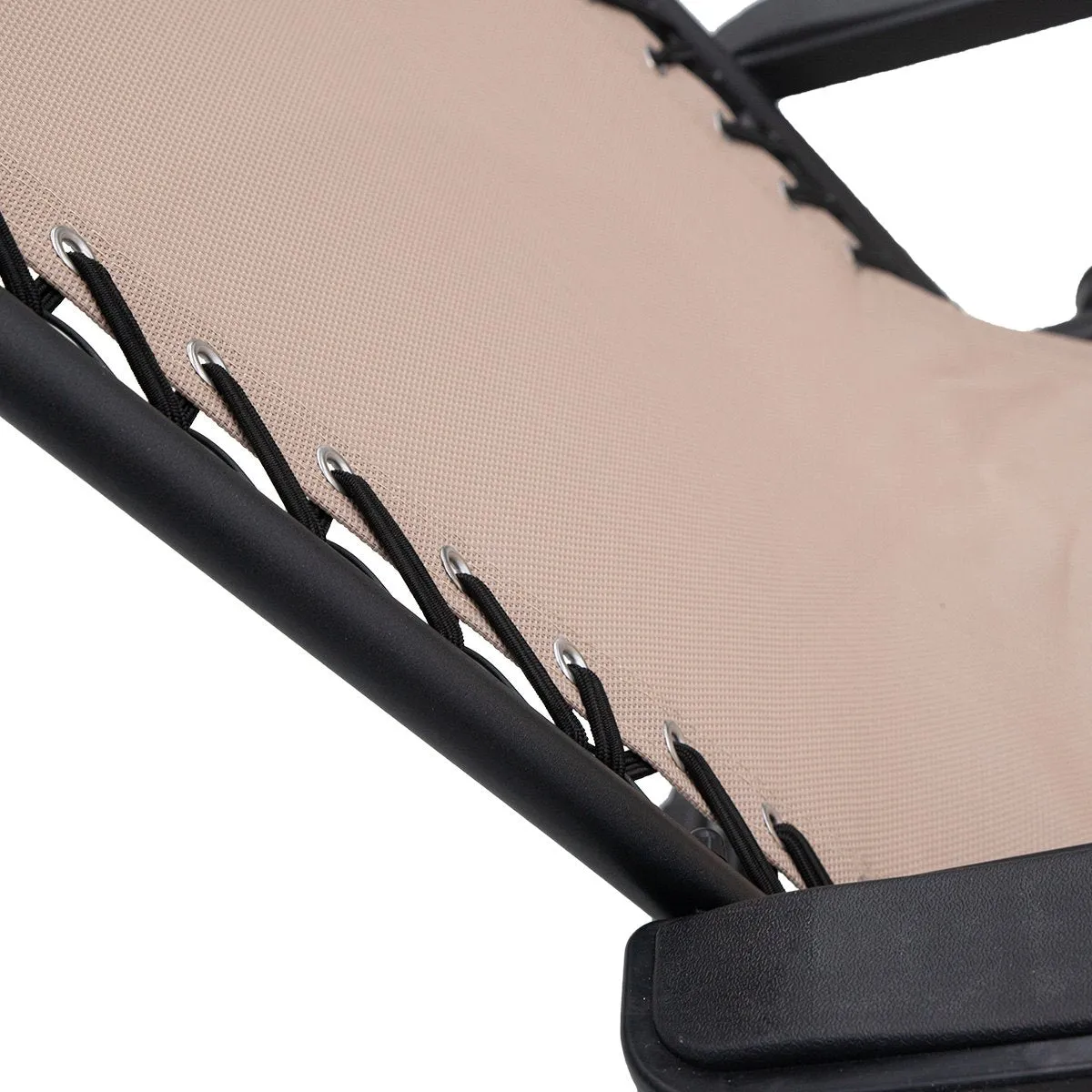 Zero Gravity Reclining Outdoor Beach Chair - Beige