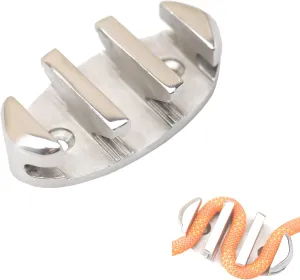 Zig Zag Cleat 316 Stainless Steel Zig Zag Cleats Canoe Kayak, 1 PCS Marine Zigzag Cleats,Canoe Boat Kayak Accessories.with Screws.